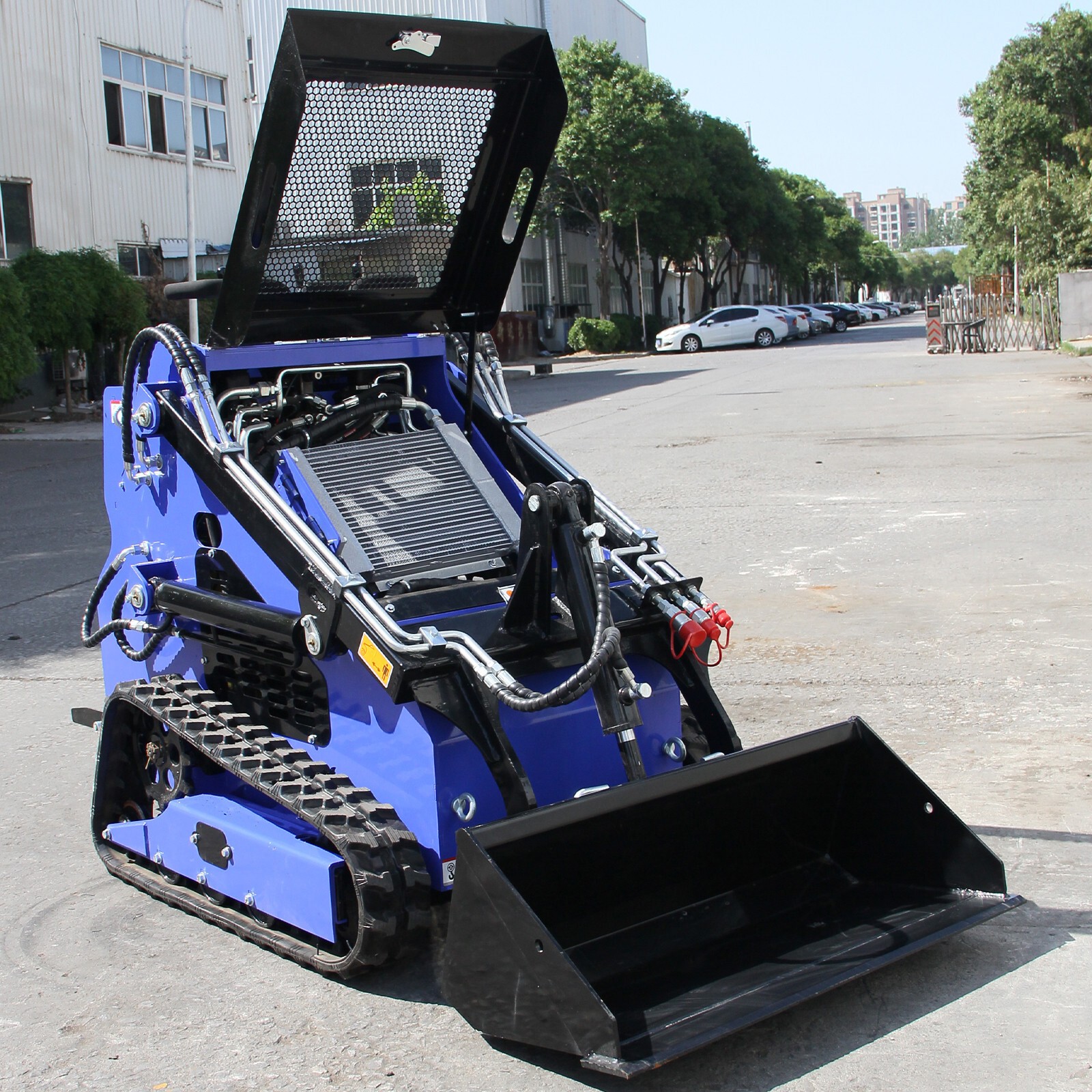 22HP Mini Skid Steer Loader Upgraded 2-Cylinder Gas Engine Free Shipping