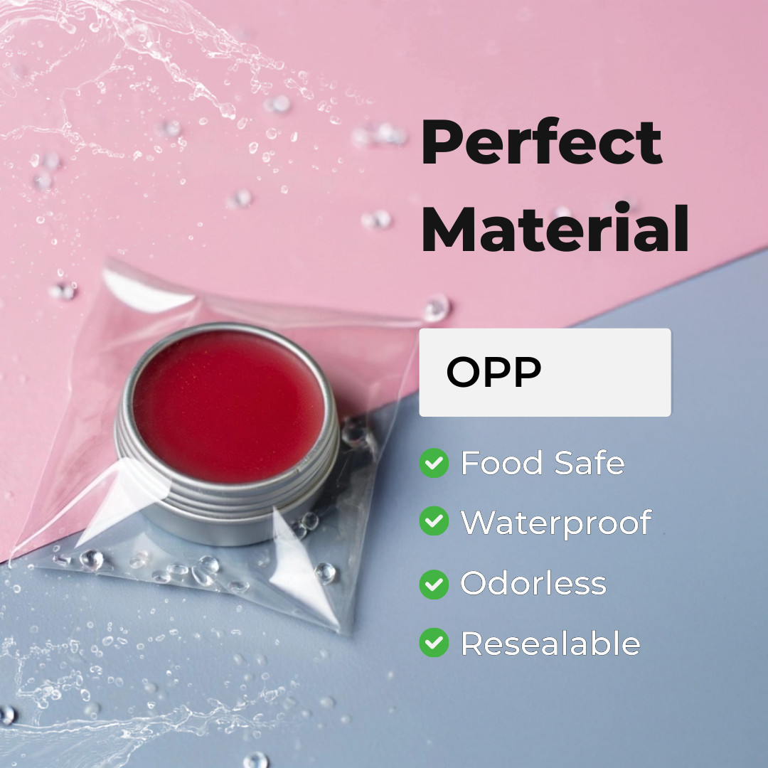 1000 Clear Resealable OPP Bags – Choose Size – Cellophane Self Seal Cello Bags