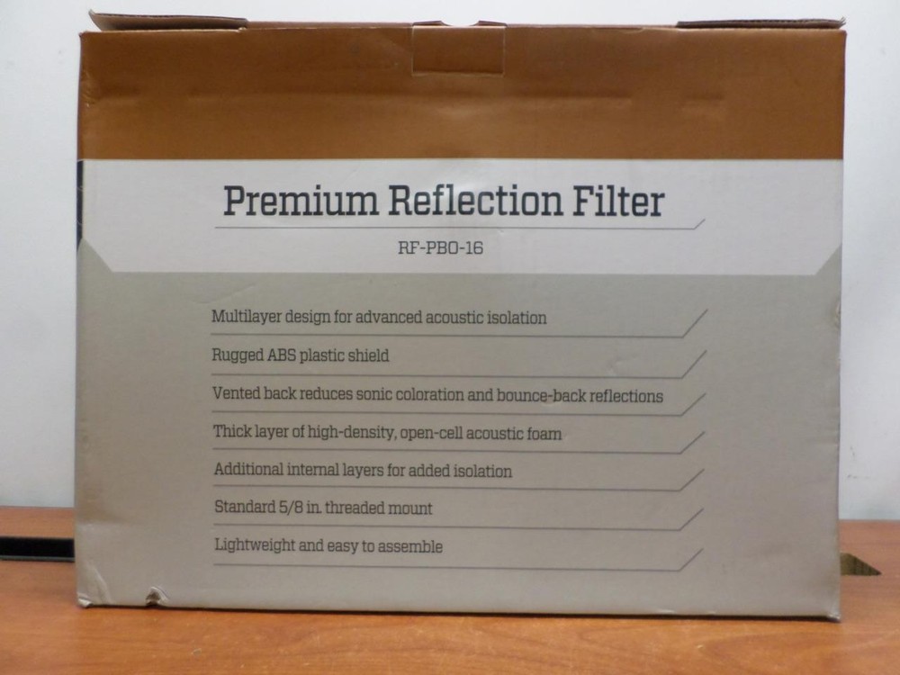 Auray RF-PBO-16 Premium Reflection Filter