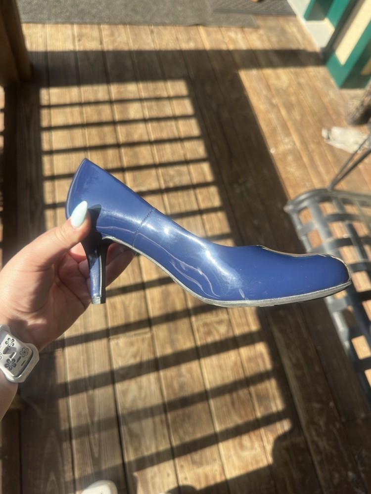 Blue Comfort Plus Heels Size 6.5
