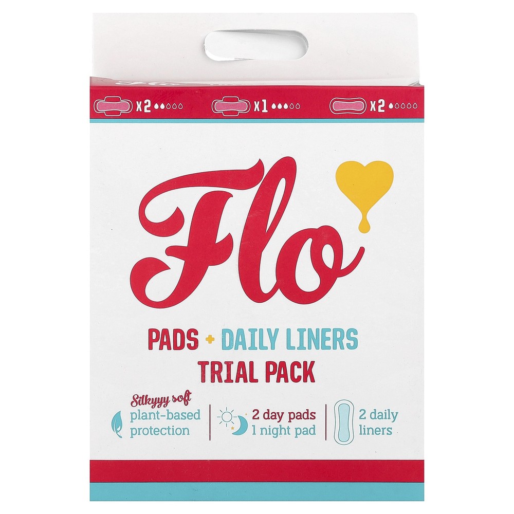 Pads + Daily Liners Trial Pack, 5 Liners