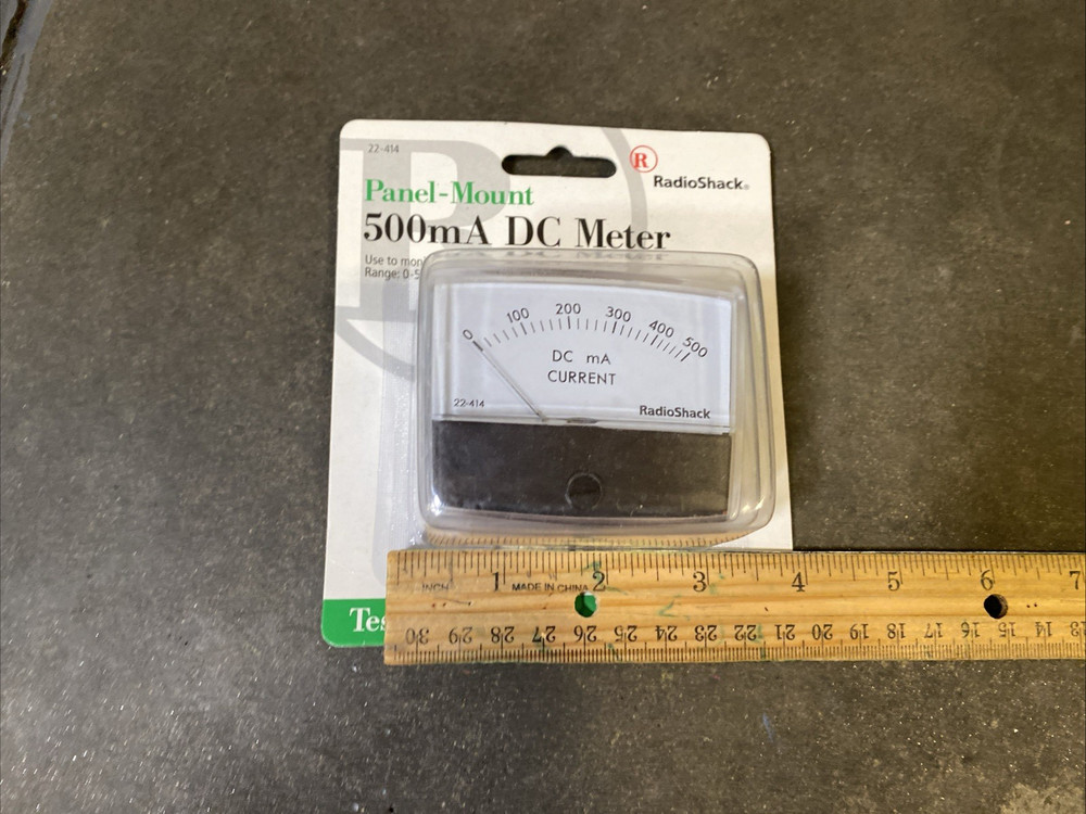Radio Shack 500mA DC Meter Tester Panel-Mount