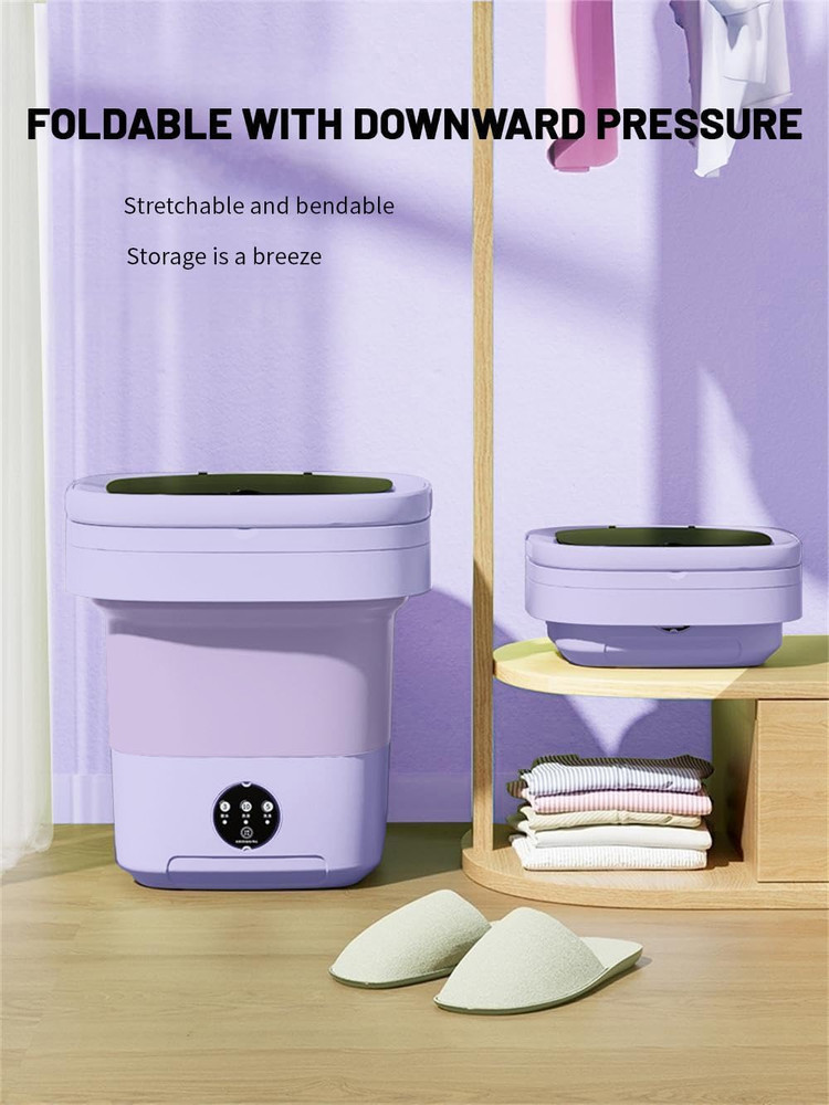 Portable Washing Machine, Mini Washer,20L Upgraded Large Capacity Foldable Washe