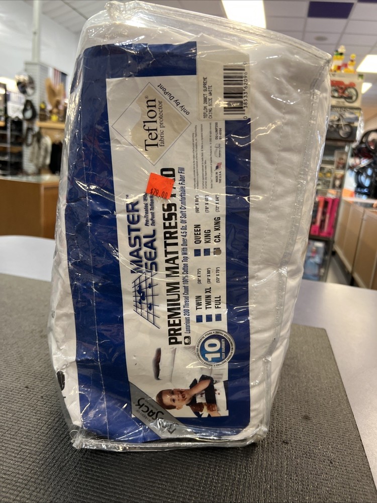 Master Seal Preminm Mattress Protetor 200 Thread Count CAL. KING SIZE.