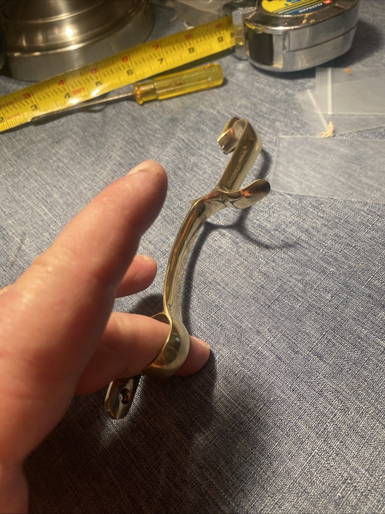 Brass Trigger Guard from a CVA Hawkins Muzzleloader With Screws.