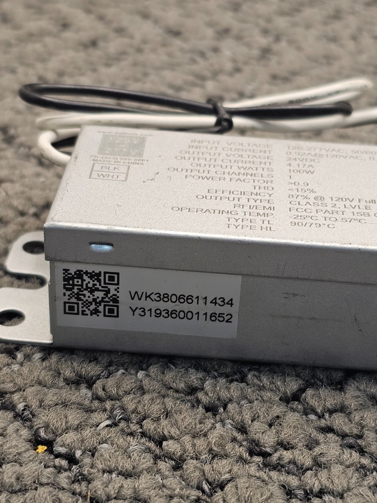 (QTY 2) Fulham ThoroLED T1UNV024V-100LE: Constant Voltage Driver Replacement