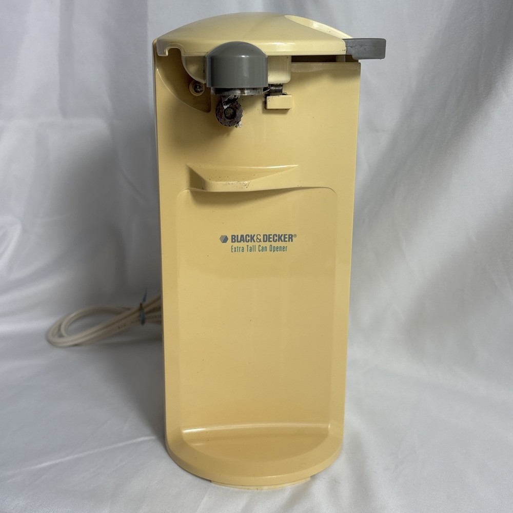 Vintage Black & Decker Extra Tall Can Open Tested Working Beige EC400