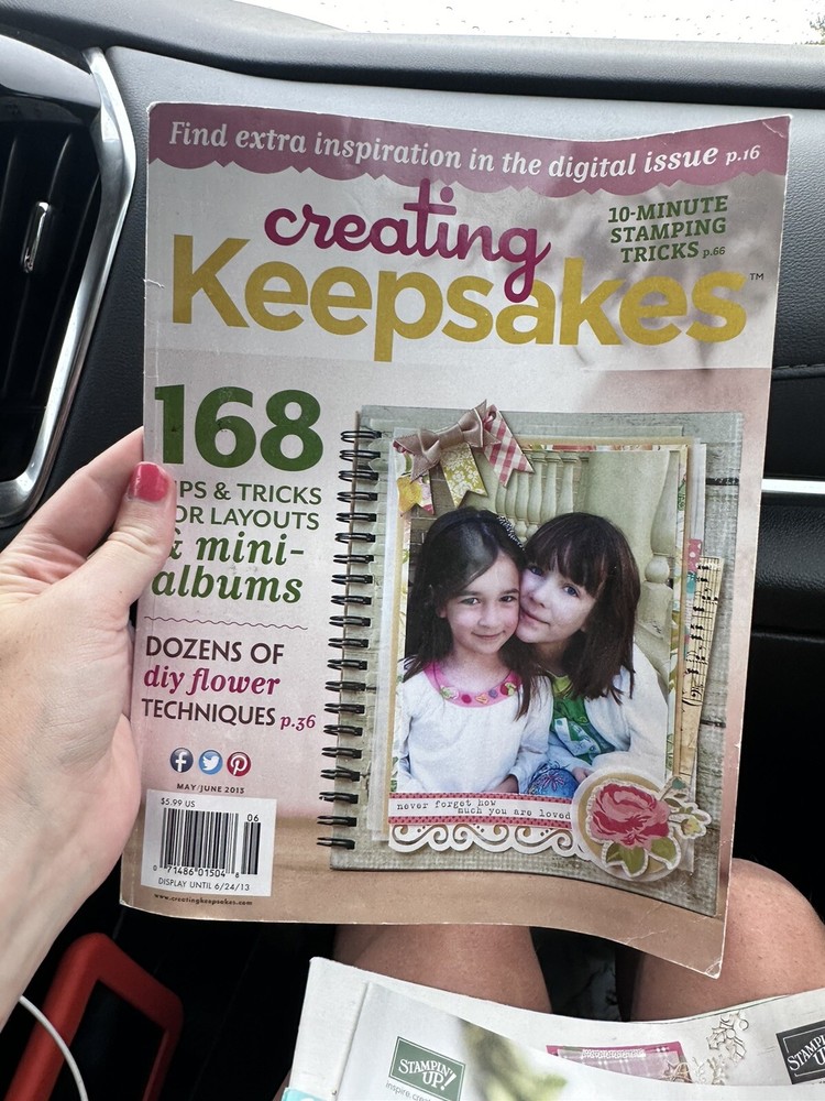 Creating Keepsakes Scrapbooking Magazine May June 2013