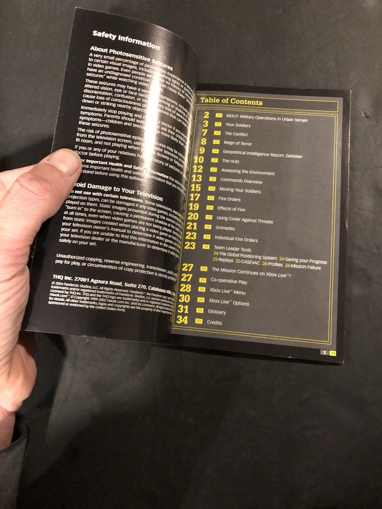 full spectrum warrior xbox manual Only