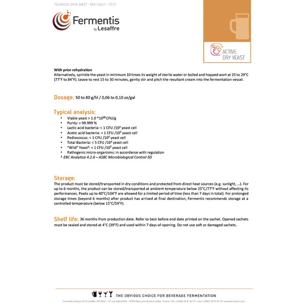 Fermentis Safale BE-134