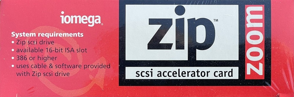 Zip Zoom SCSI Accelerator Card / PC Windows New NIB