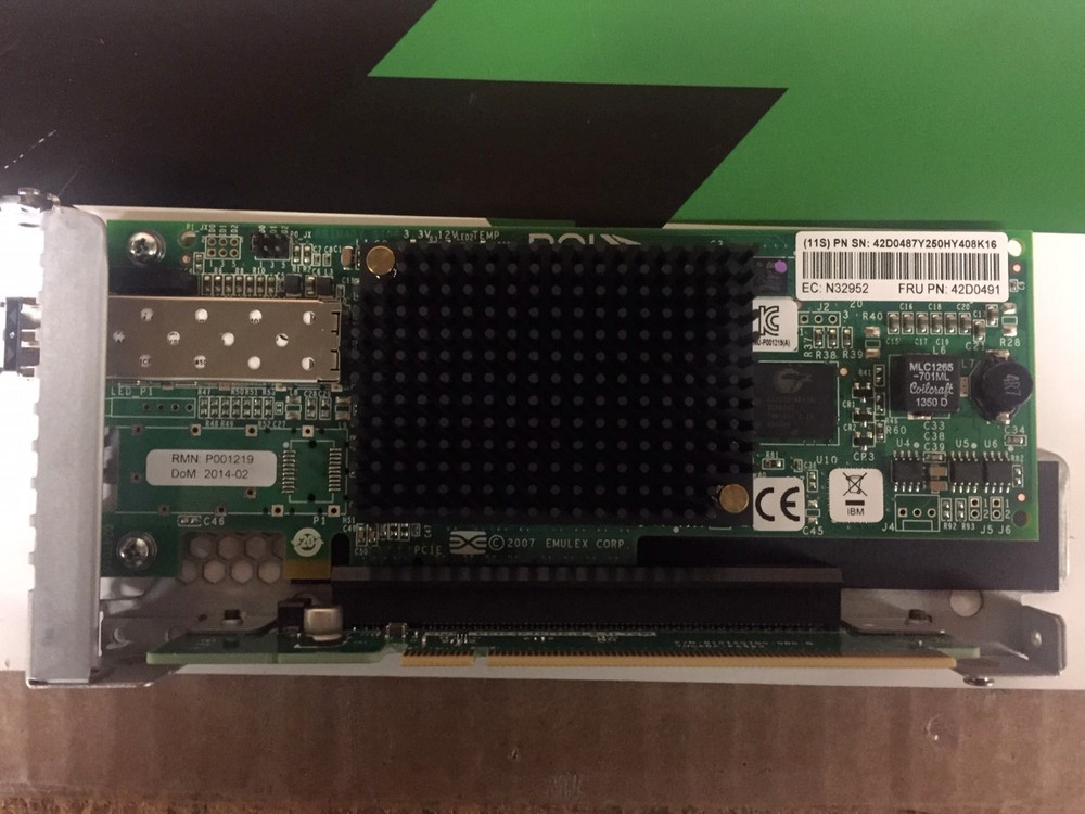 00AM326 IBM M4 x16 PCIe Riser Card INCLUDES 42D0491