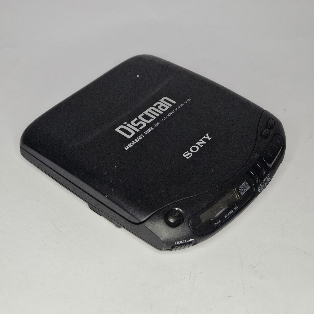 Vintage Sony D-131 Discman CD Compact Disc Player Tested