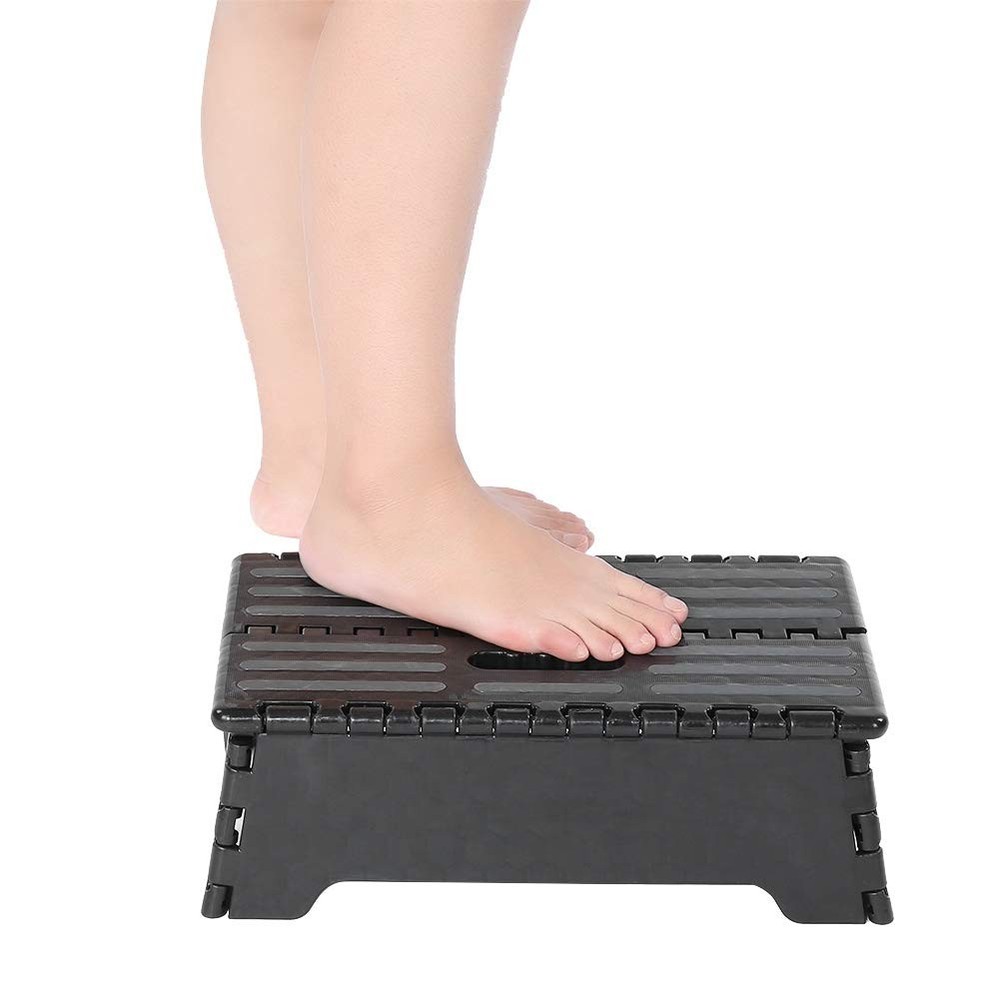 15" Folding Step Stool 330lb Capacity Anti-Slip One-Step Foldable Stool for A...