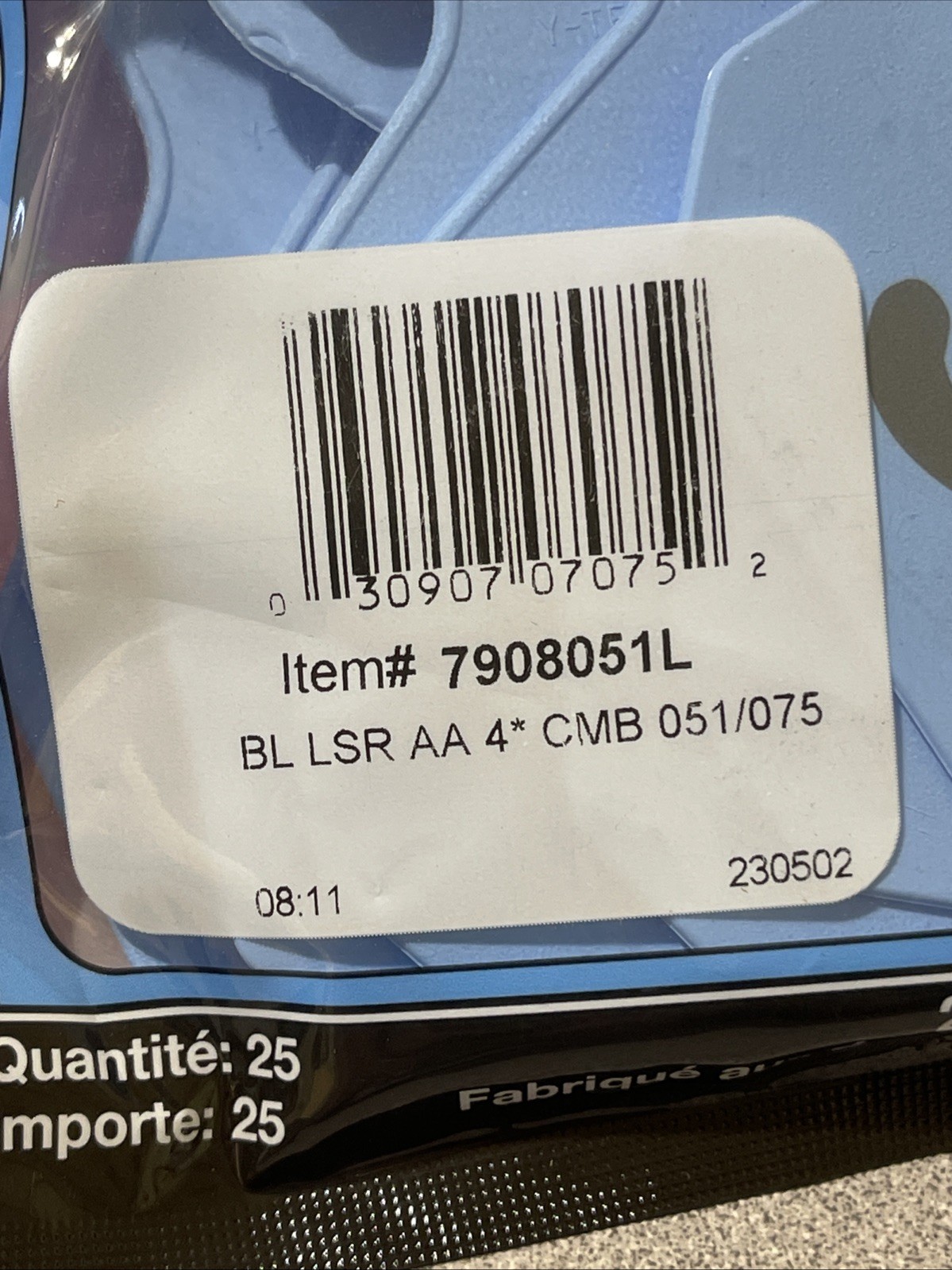 Y-Tex 4 Star Large Cattle Tags 25 Pack, 2 Piece Ear Tag System, Blue, 51-75