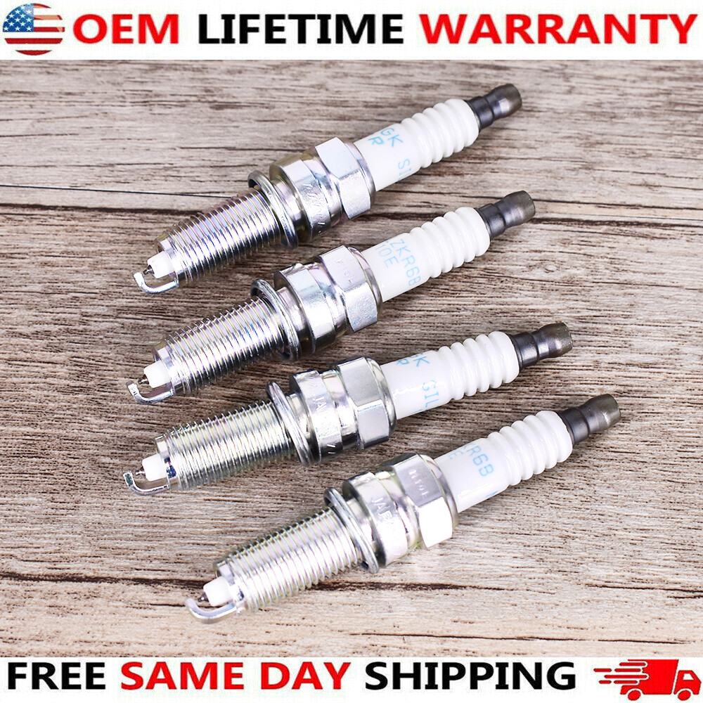 4PCS Iridium 18846-10060 SILZKR6B10E Spark Plugs For Hyundai ACCENT KIA RIO SOUL