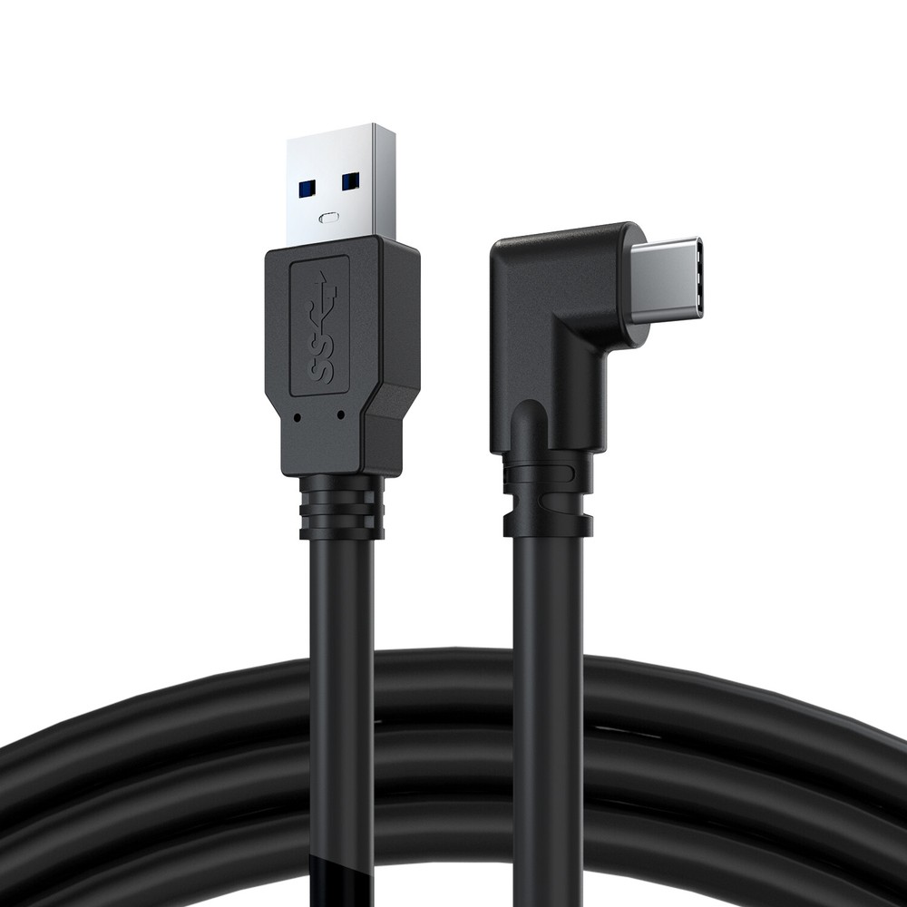 16ft Link Cable for Meta Quest 3, Oculus Quest 2 - Right Angle USB-C to USB-A
