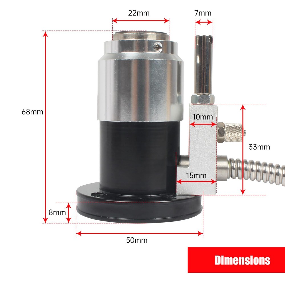 XUNKUNER DC24V Automatic Tool Sensor Gauge, Normally Closed Mach3 Tool Settin...