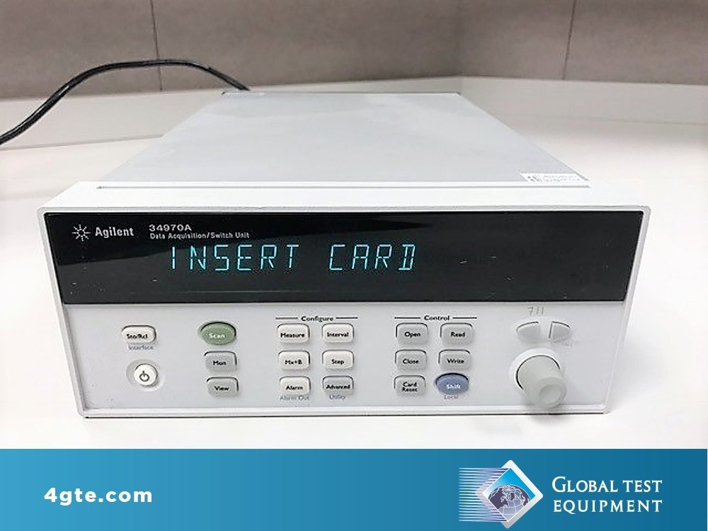 Agilent Keysight 34970A Data Acquisition Control Mainframe - Calibrated