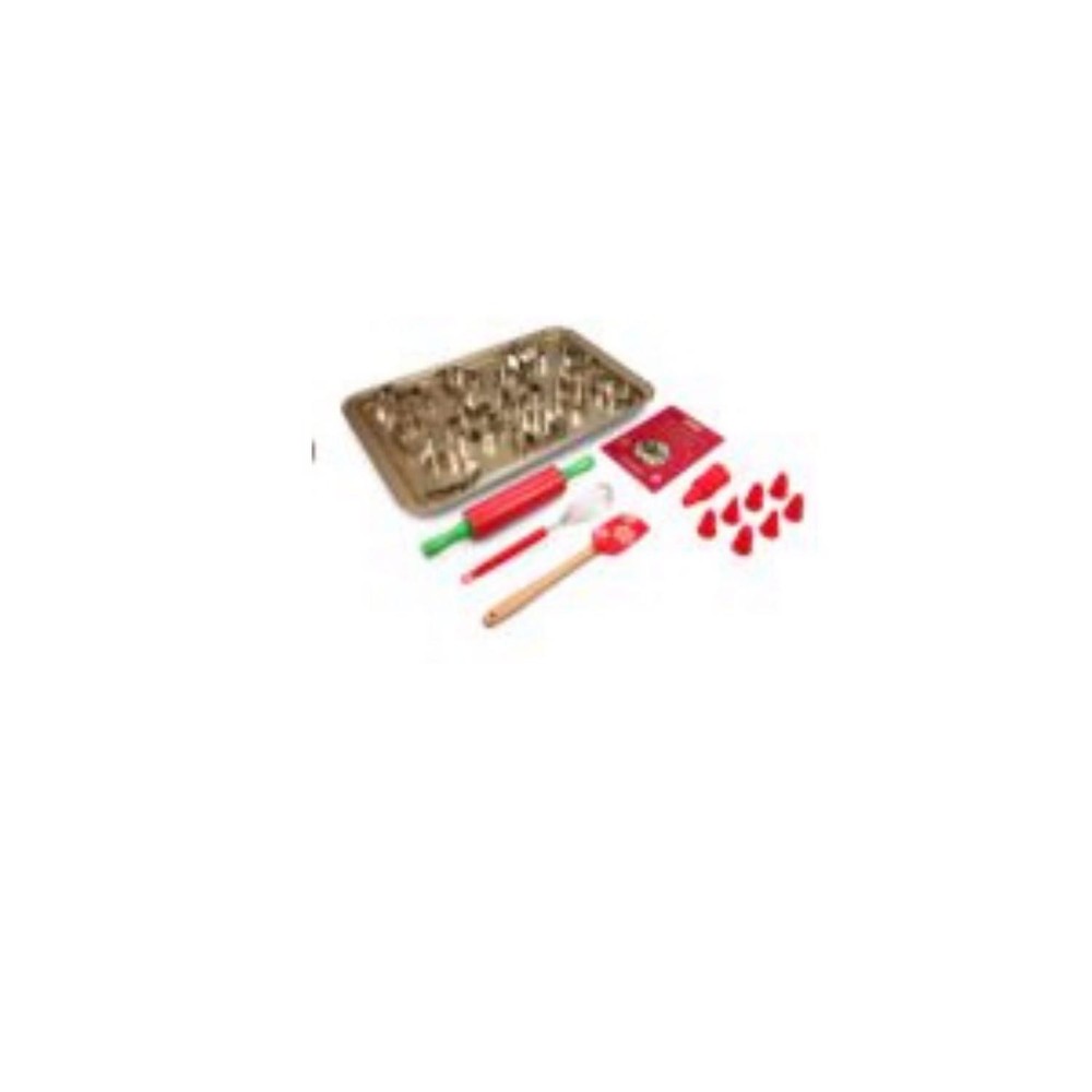 Handstand Kitchen BKS-WWCCTRAY Snowflake Deluxe Cookie Decorating Set