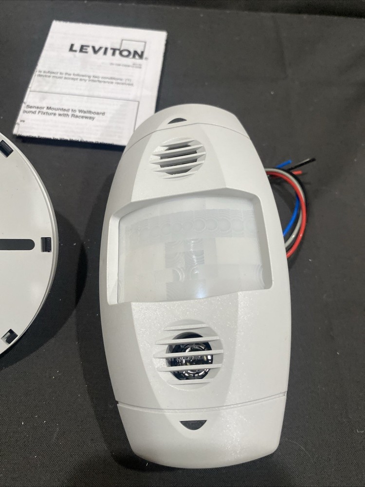 Leviton OSW12-M0W Multi-Tech Wall Mounted Occupancy Sensor Motion - Open Box