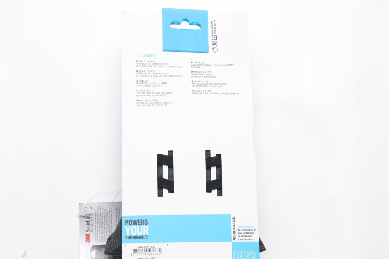 New Pro Discover Saddle Bag Waterproof Gravel Cycling Bike Seat Gray .6 Liter