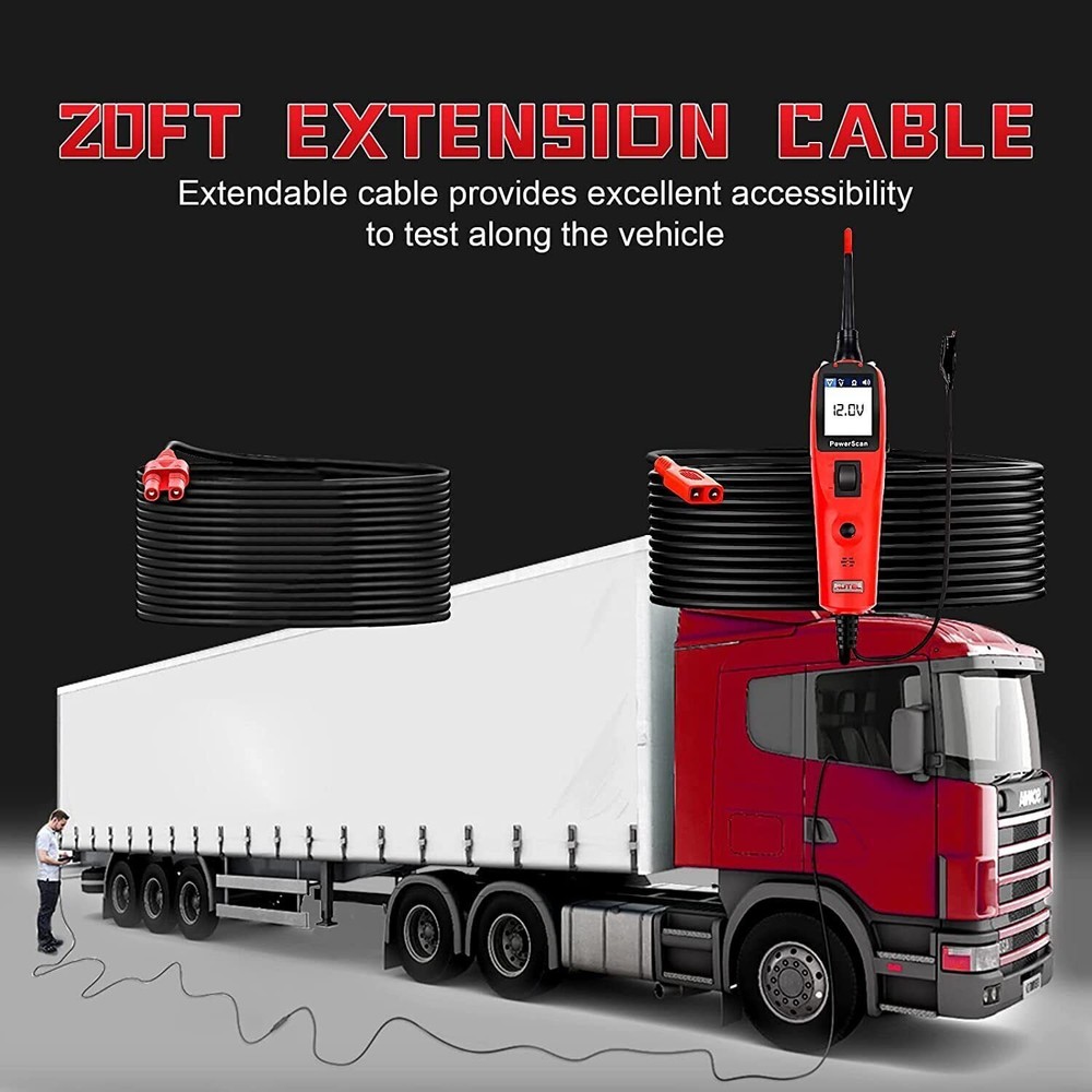 Autel PowerScan PS100 Electrical System Diagnosis Auto Circuit Battery Test Tool