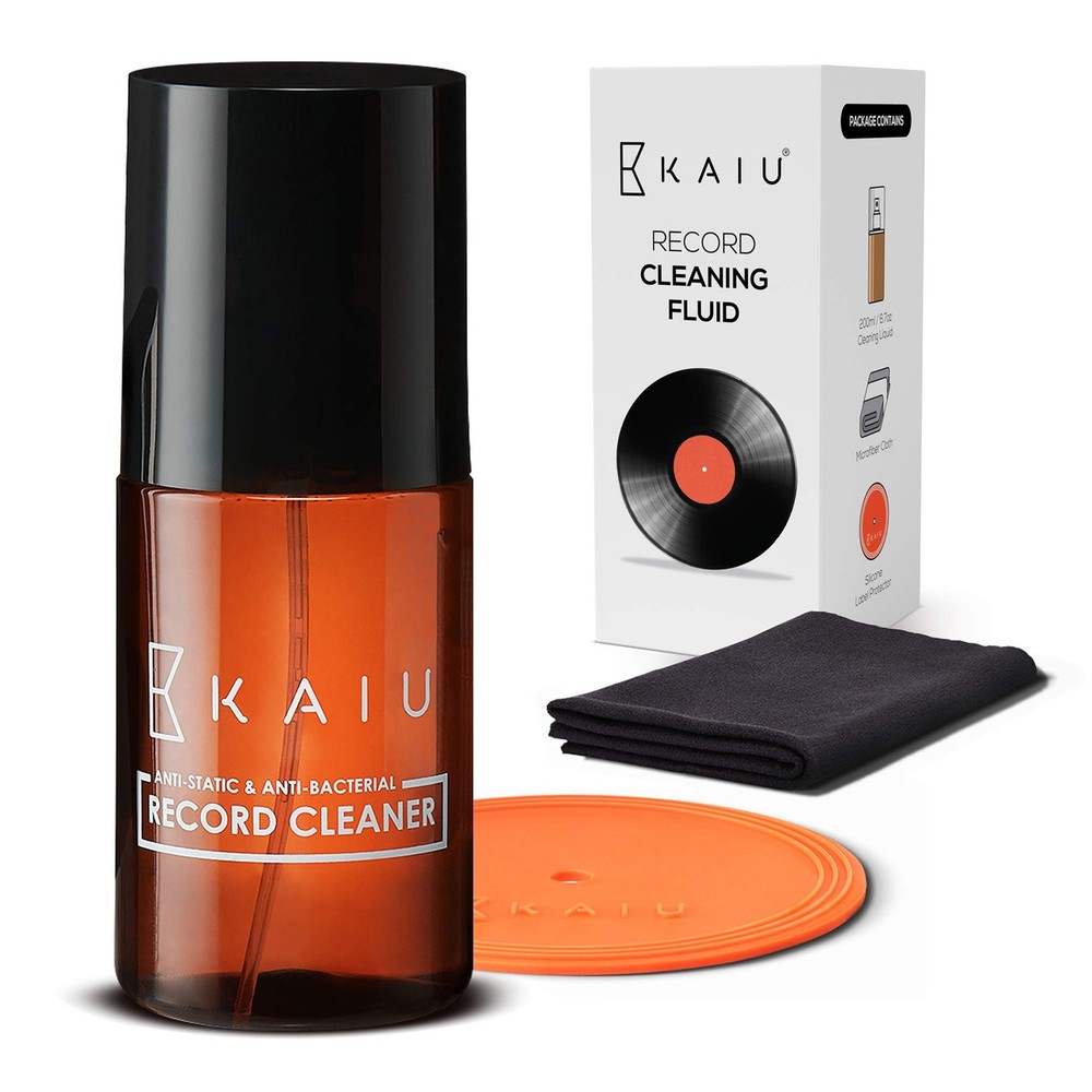 Vinyl Record Cleaning Kit- Anti Static Record Cleaning Washer Fluid with Sili...