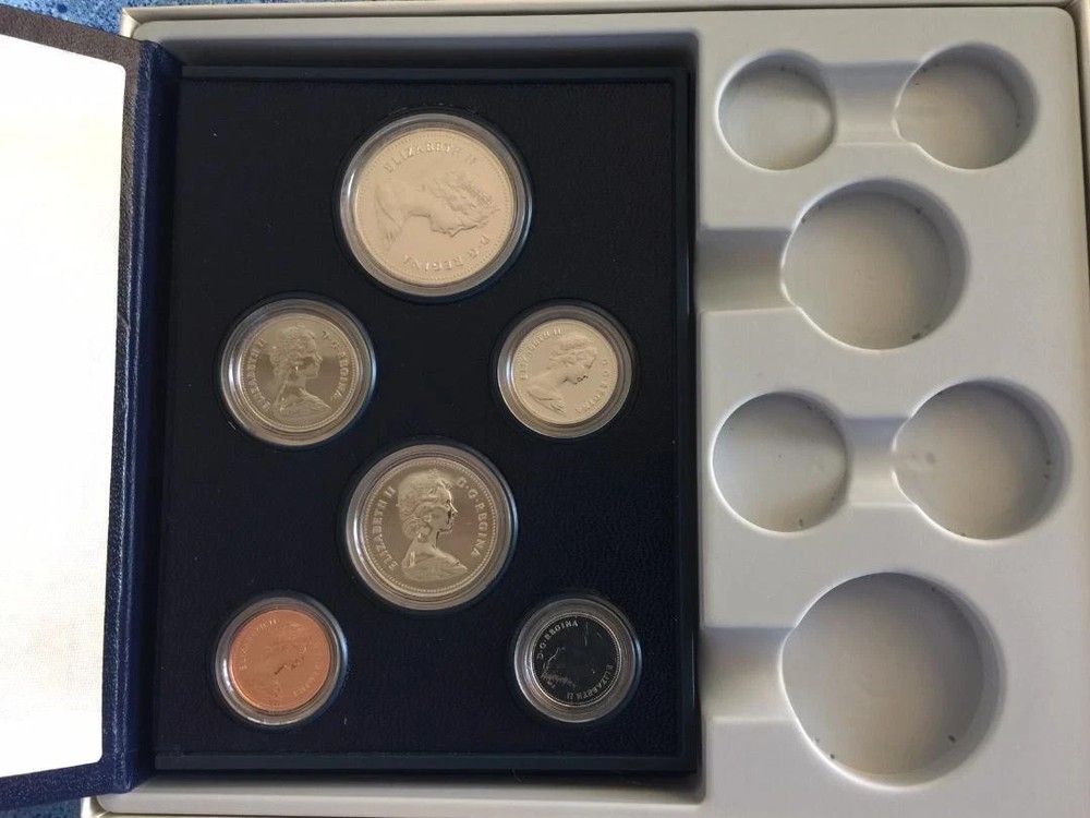 1981 Canada Specimen Set Of 6 Coins