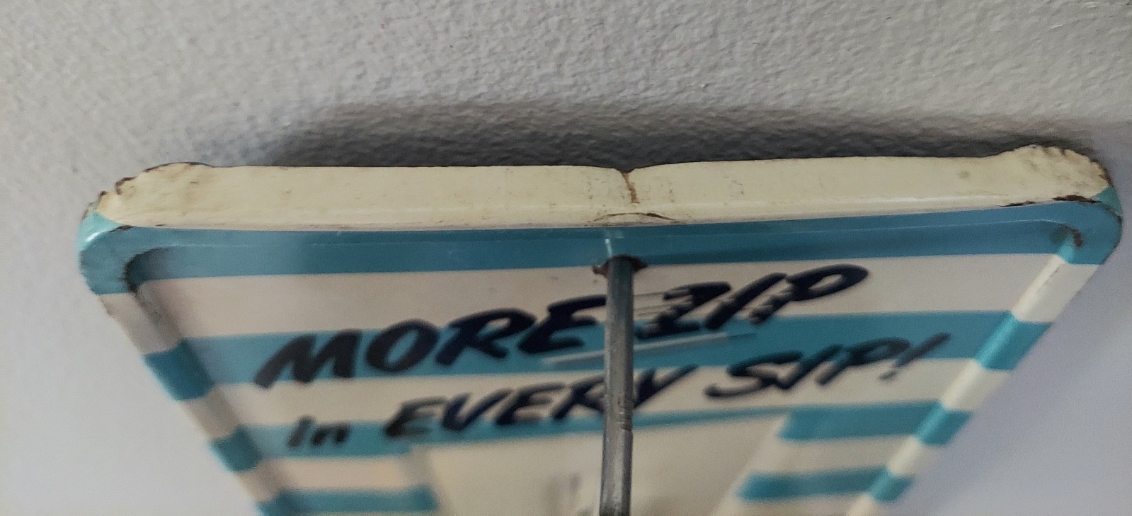 Original B1 Lemon Lime Tin Advertising Thermometer