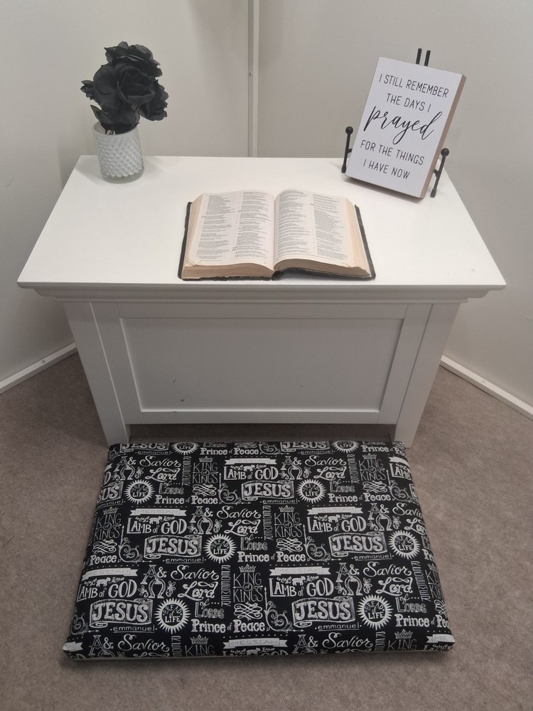 Prayer Altar Prayer Pad Cushion Knee Support Home Prayer Corner Setup