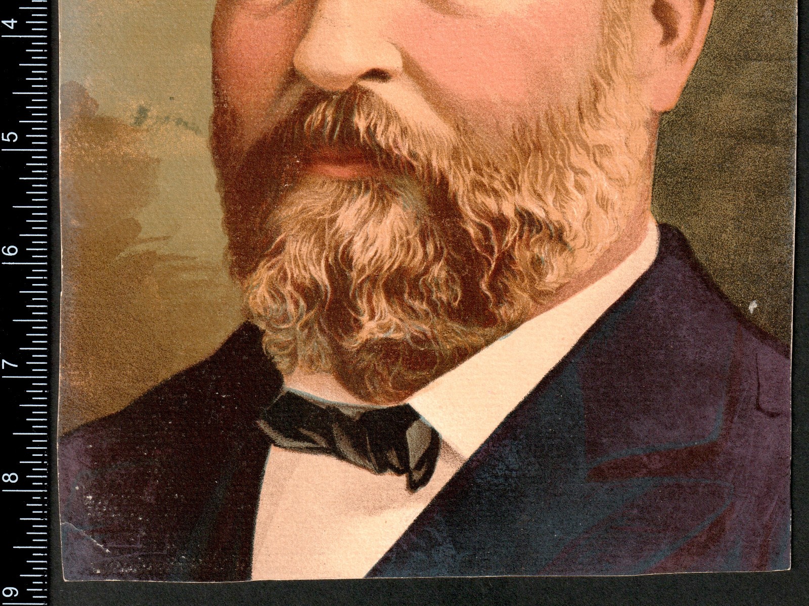 President James A Garfield 1881 RARE set 4x 1881 Widow Death Display Trade Cards