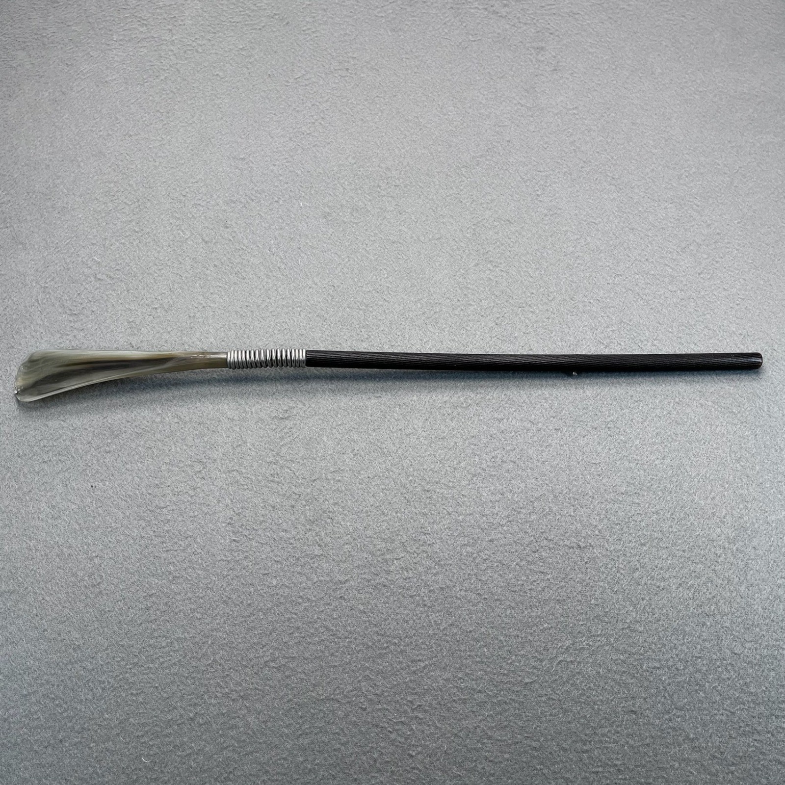 Antique Victorian Horn Boot Jack Gentleman Valet Equestrian Estate Tool 19"