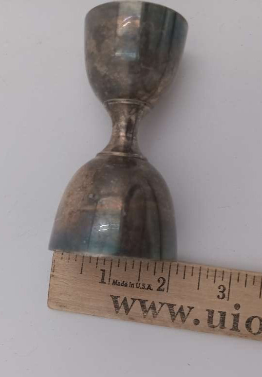 Vintage Silverplate Double Jigger or Small Communion Chalice – Unmarked