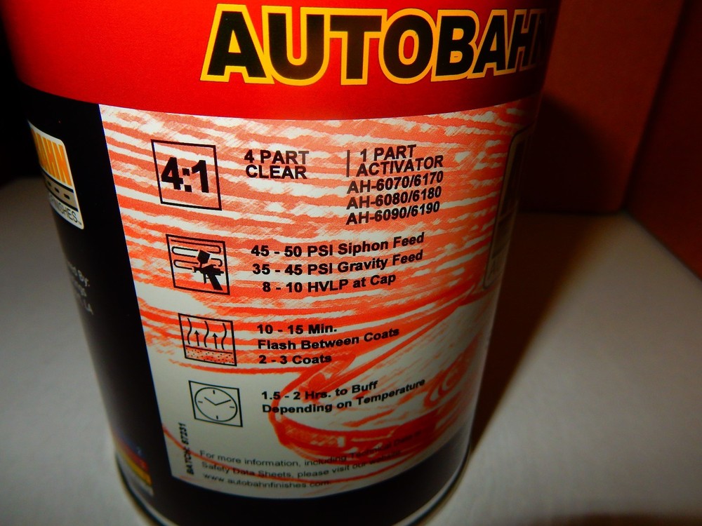 AC9030 Speed Clear Fast Urethane Clear Coat Quart Kit