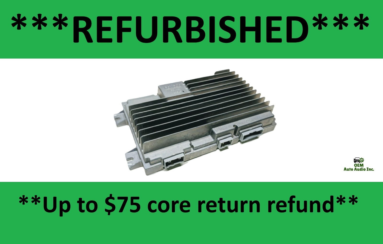 CA5T-18B849-AD Lincoln MKS Lear THX amplifier *Remanufactured* w/ core REFUND$$