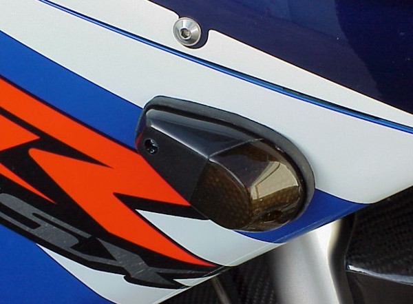 Yamaha FZR600 YZF600 FZR YZF 600 R3 R6 R1 BLACK/SMOKE Flush Mount Turn Signals