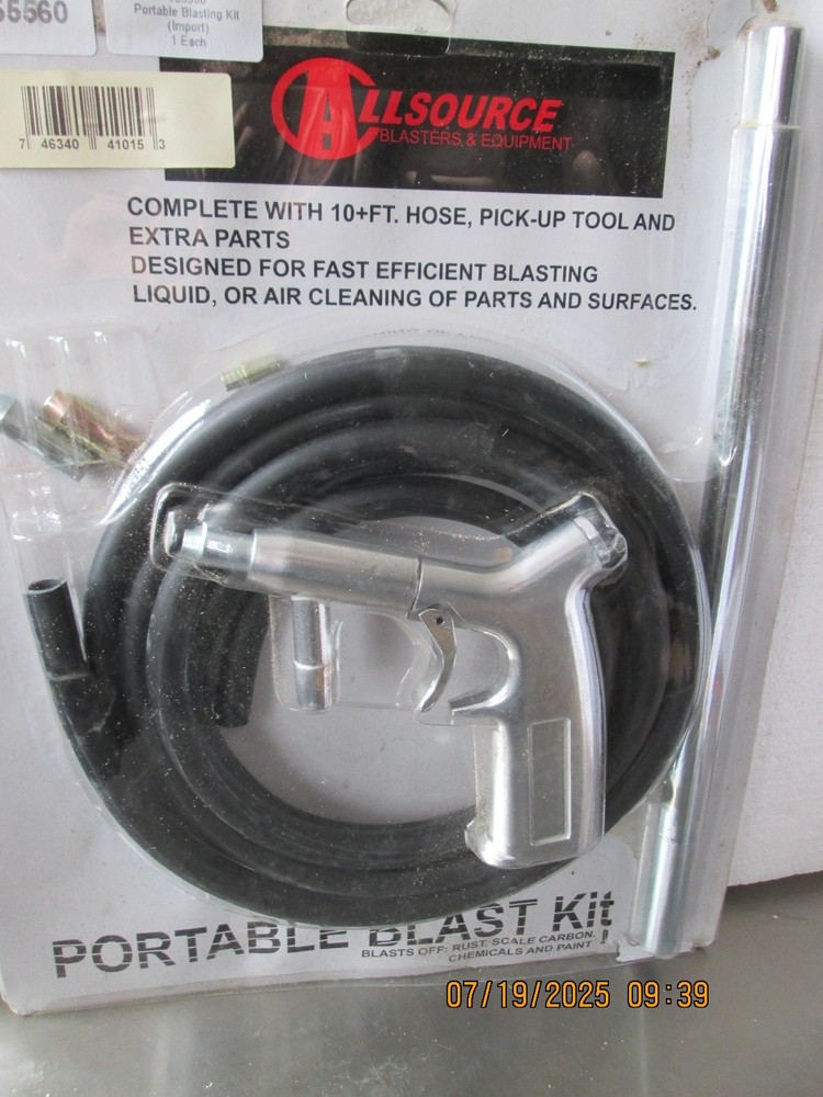Allsource 4001544 PortaBlaster Portable Abrasive Blast Kit