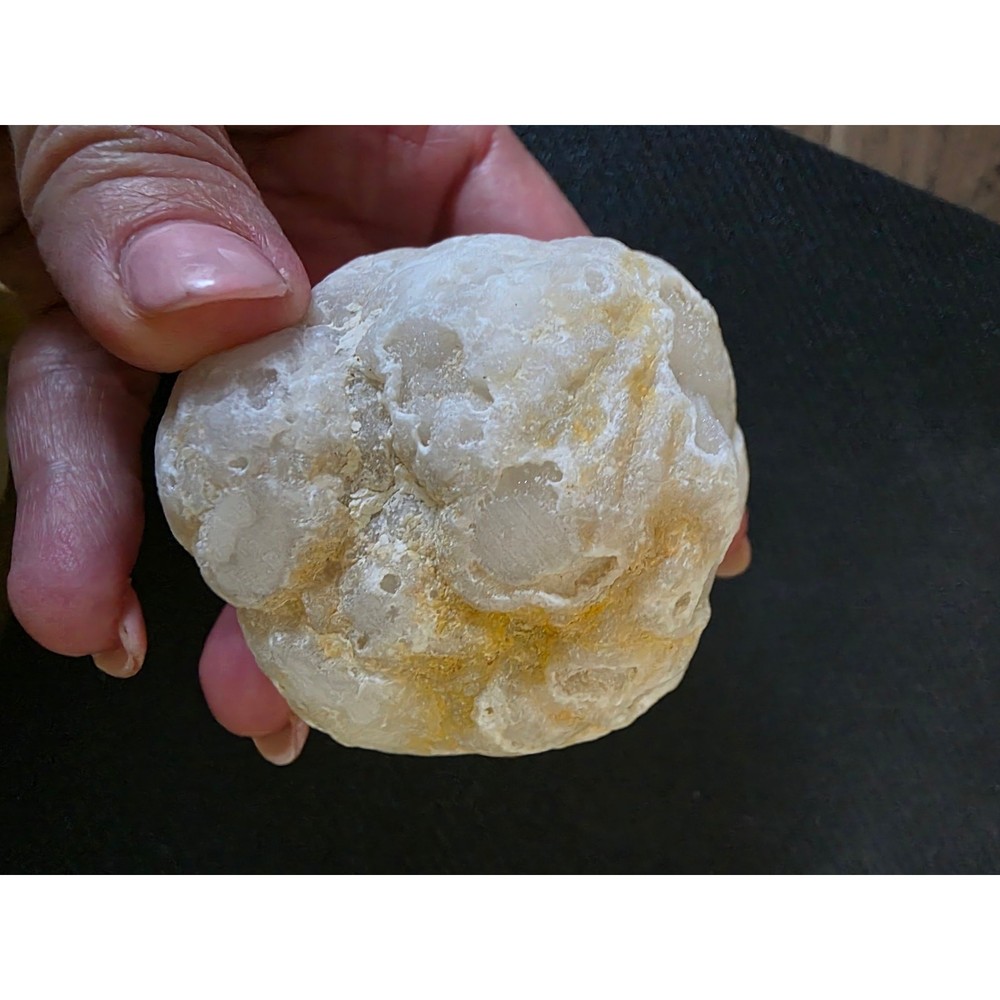 Crystal Geode Round Ring Box/Decorative Piece