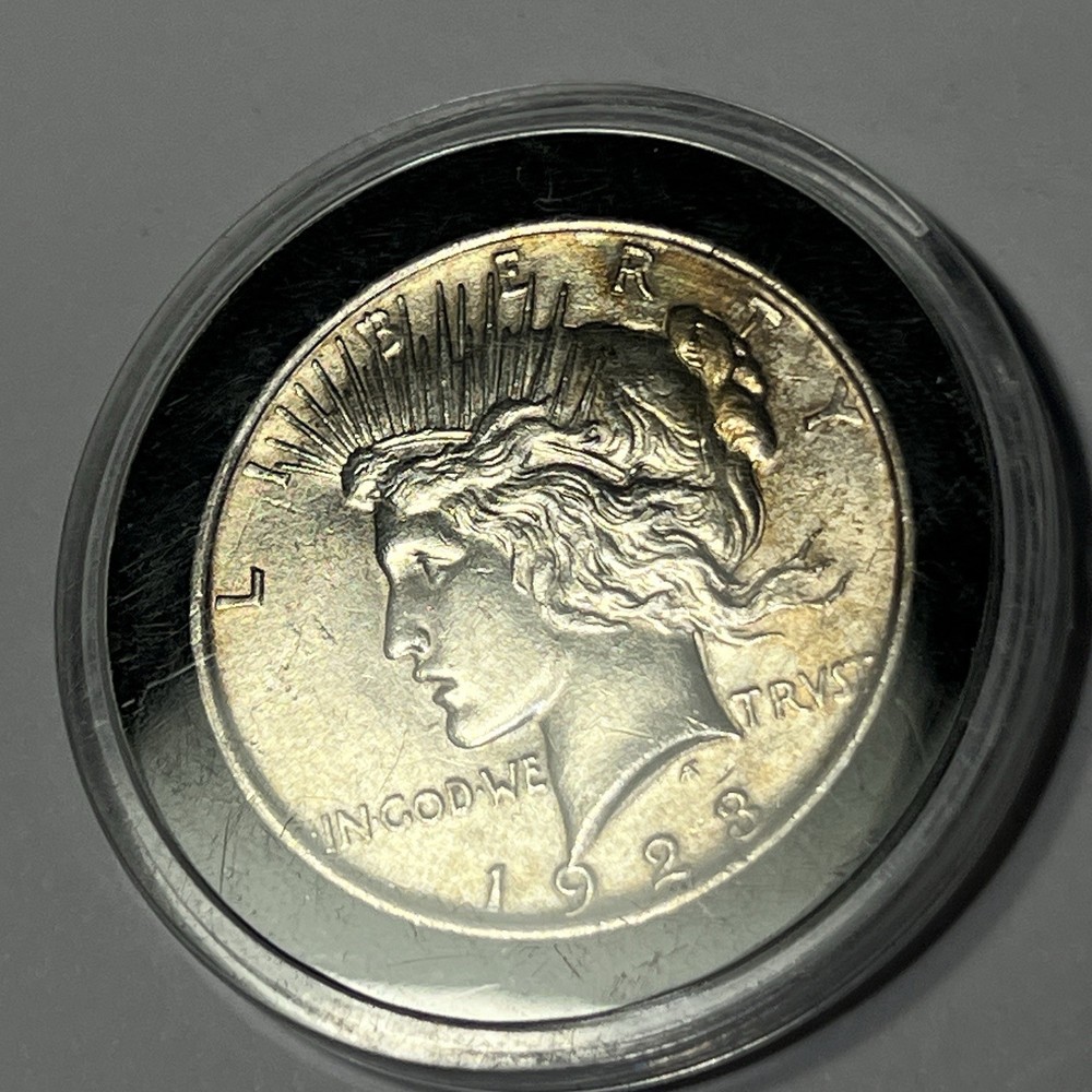 1923 Peace US Silver Dollar Coin AU GEM MS