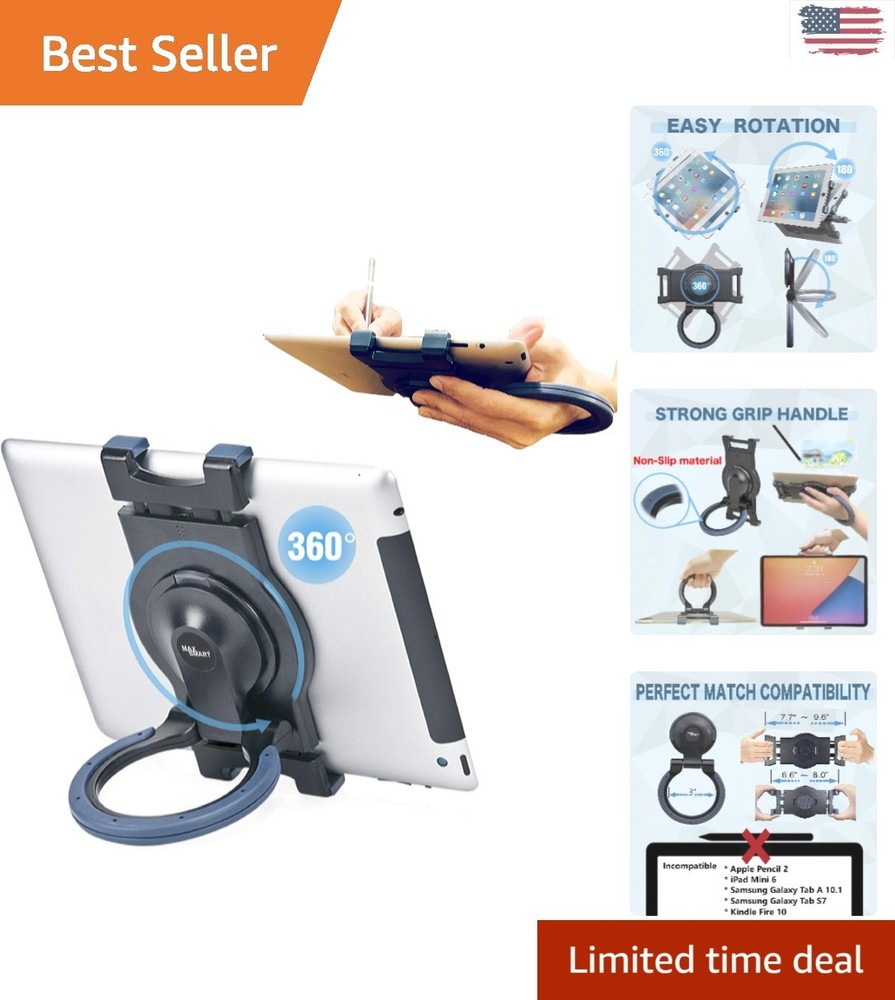 Tablet Grip Holder & Adjustable Stand for Drawing, Reading & Working