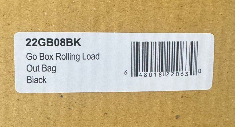 BLACKHAWK! Go Box Rolling Load Out Bag Black "NEW"