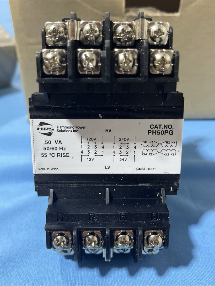 New Open Box HAMMOND POWER SOLUTIONS PH50PG Control Transformer