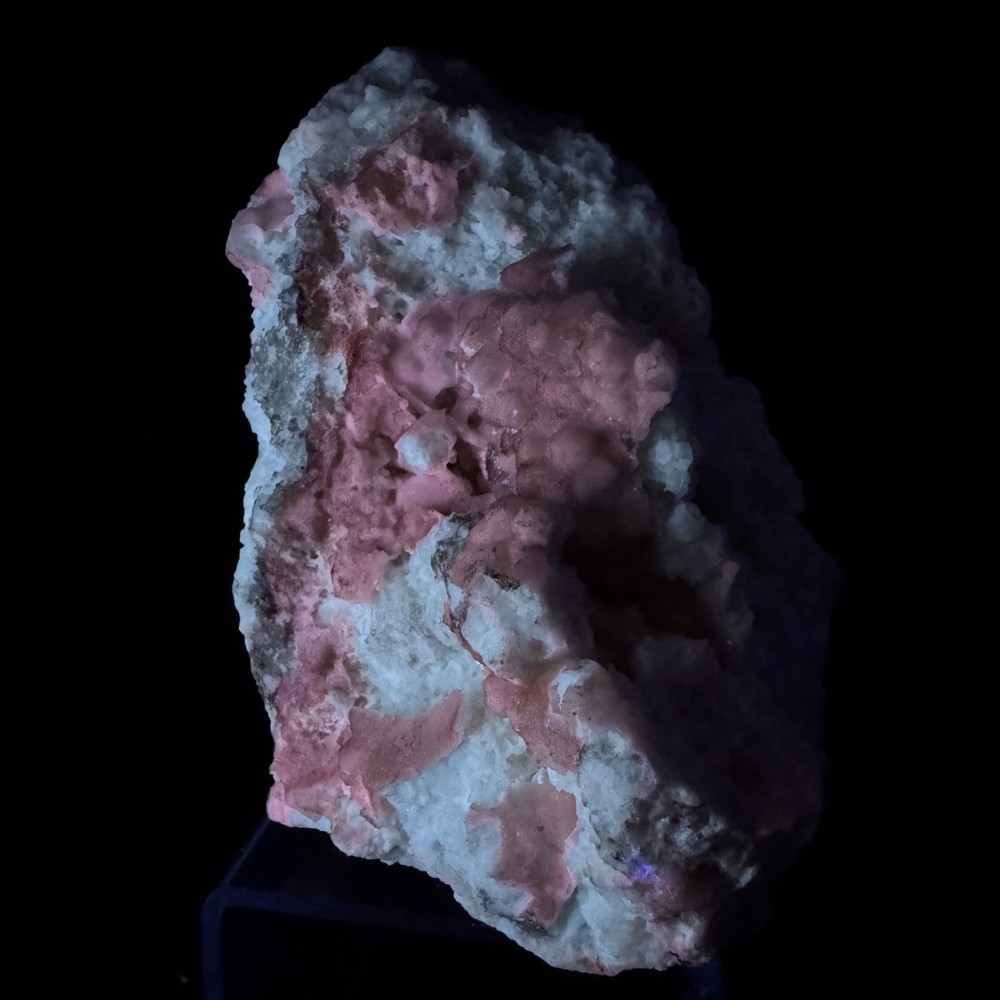 Large Solid Fluorescent Barytocalcite, Witherite, Baryte: Rampgill Mine, England