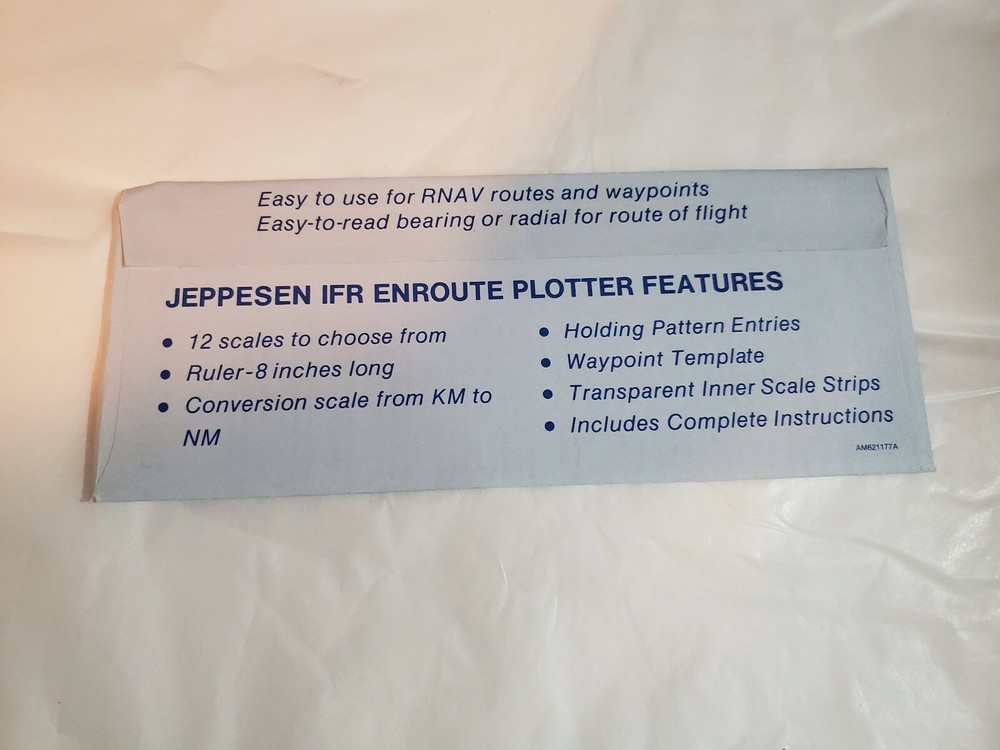 JEPPESEN IFR ENROUTE PLOTTER model # PV-5