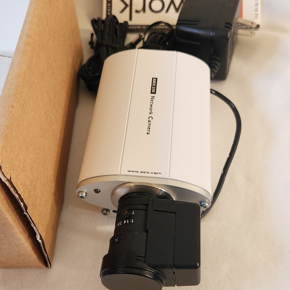 Axis 2120 IP Network Web Security Surveillance CCTV Camera & Lens