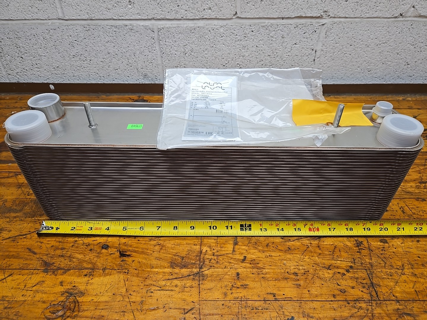 * Alfa Laval AC-70X-60M-G Brazed Plate Heat Exchanger NEW