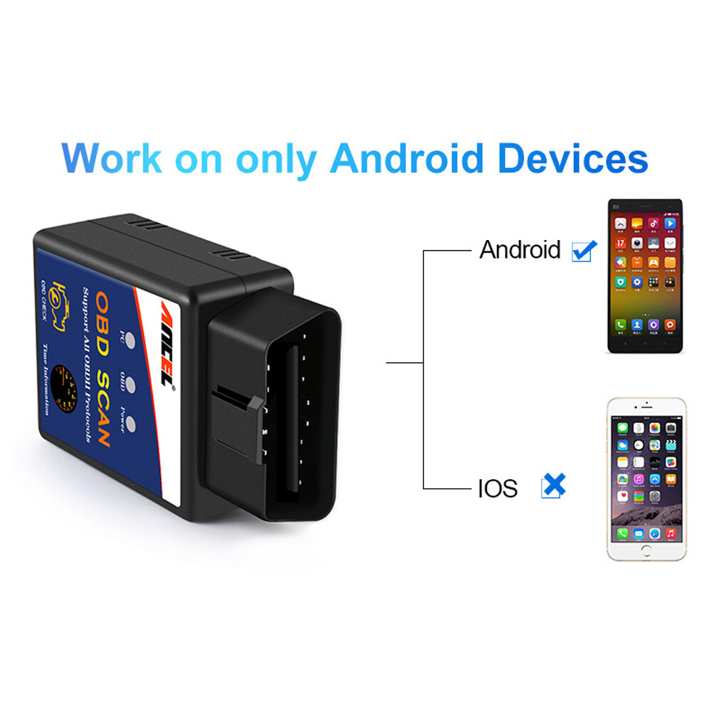 Bluetooth Car Engine Diagnostic Scanner Automotive OBD2 Code Reader for Android