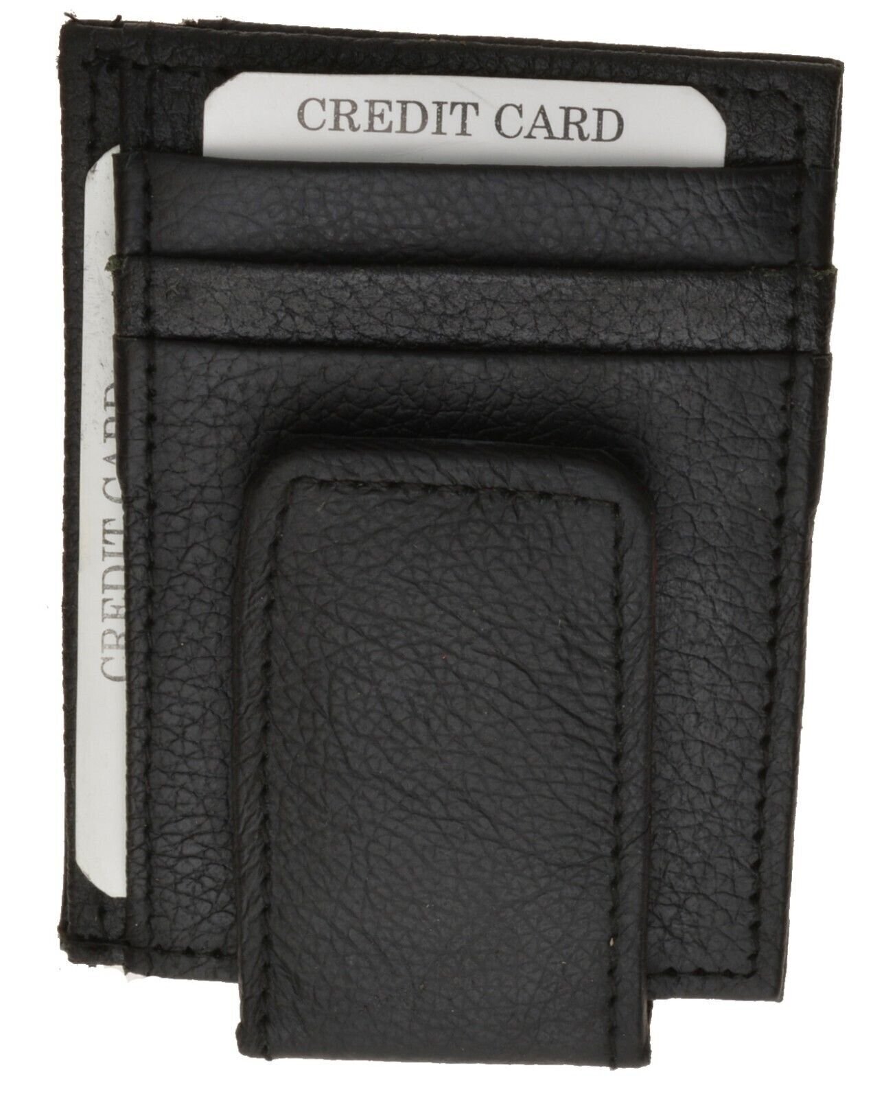 Mens Leather Wallet Money Clip Credit Card ID Holder Front Pocket Slim NEW
