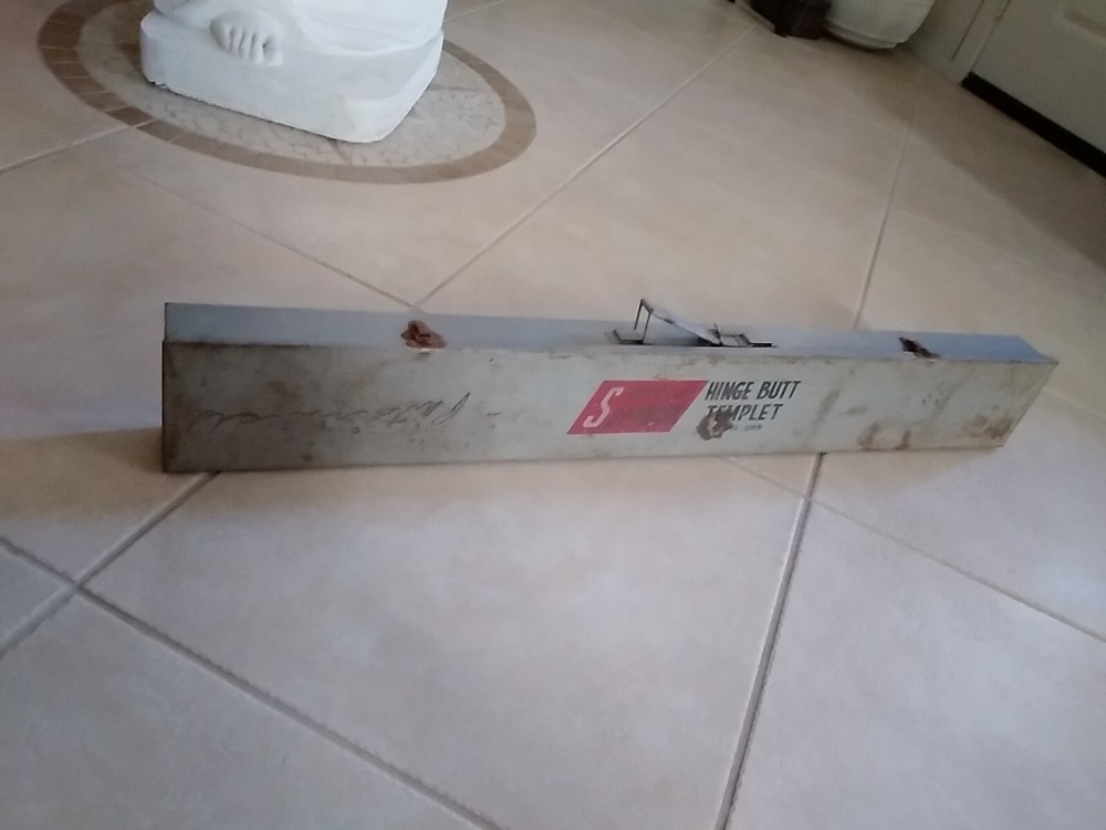 Vintage Porter Cable Hinge Butt Template Kit Model UHB